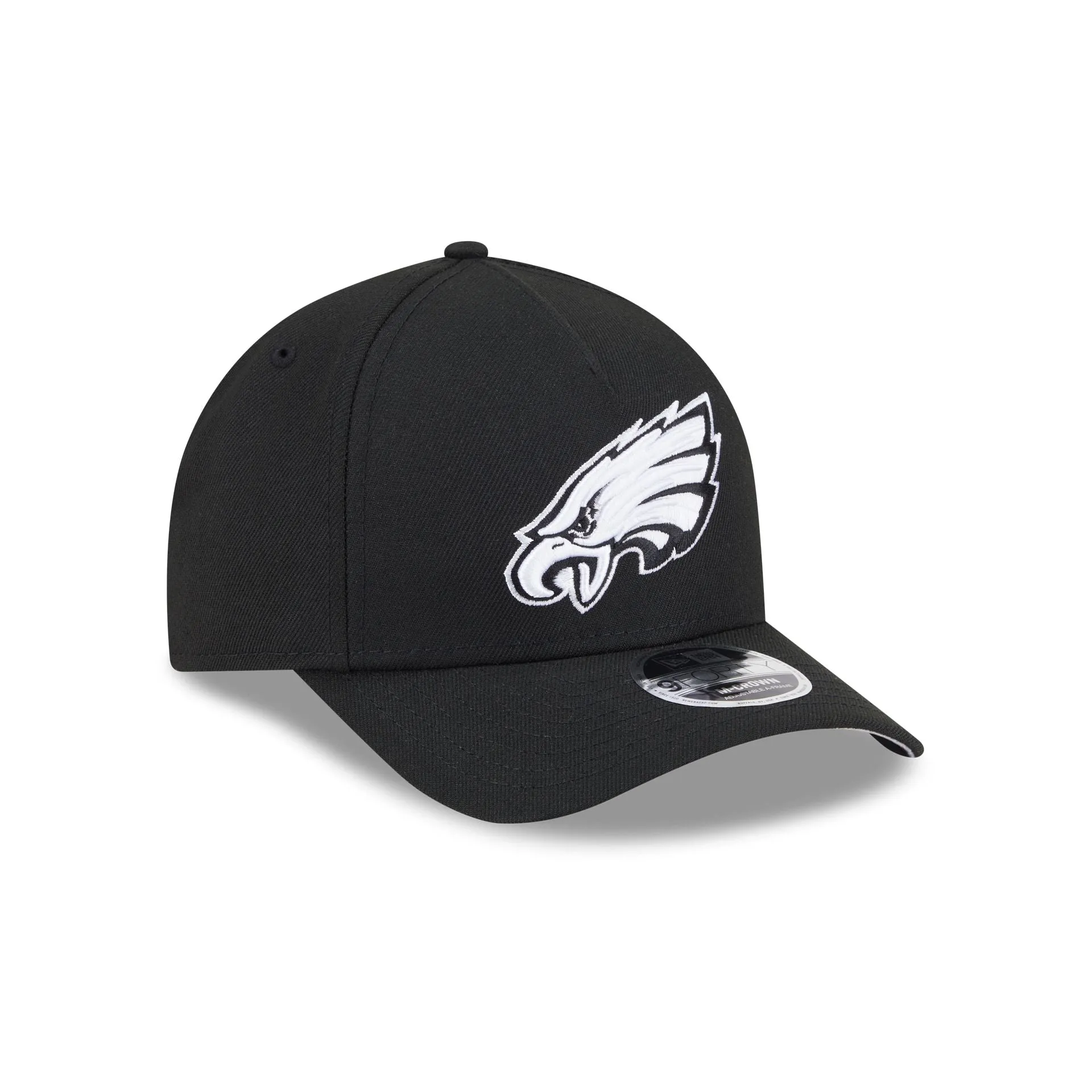 Philadelphia Eagles Black & White 9FORTY M-Crown A-Frame Snapback Hat sold by New Era product image thumbnail 3