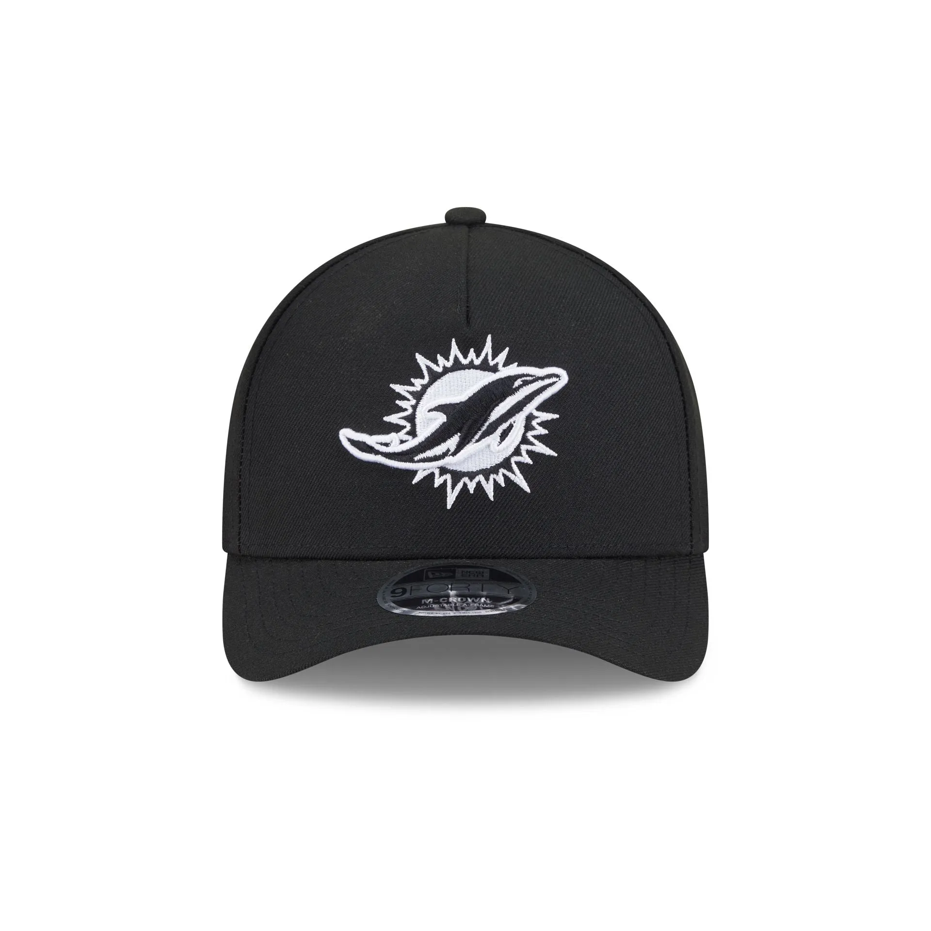 Miami Dolphins Black & White 9FORTY M-Crown A-Frame Snapback Hat sold by New Era product image thumbnail 2