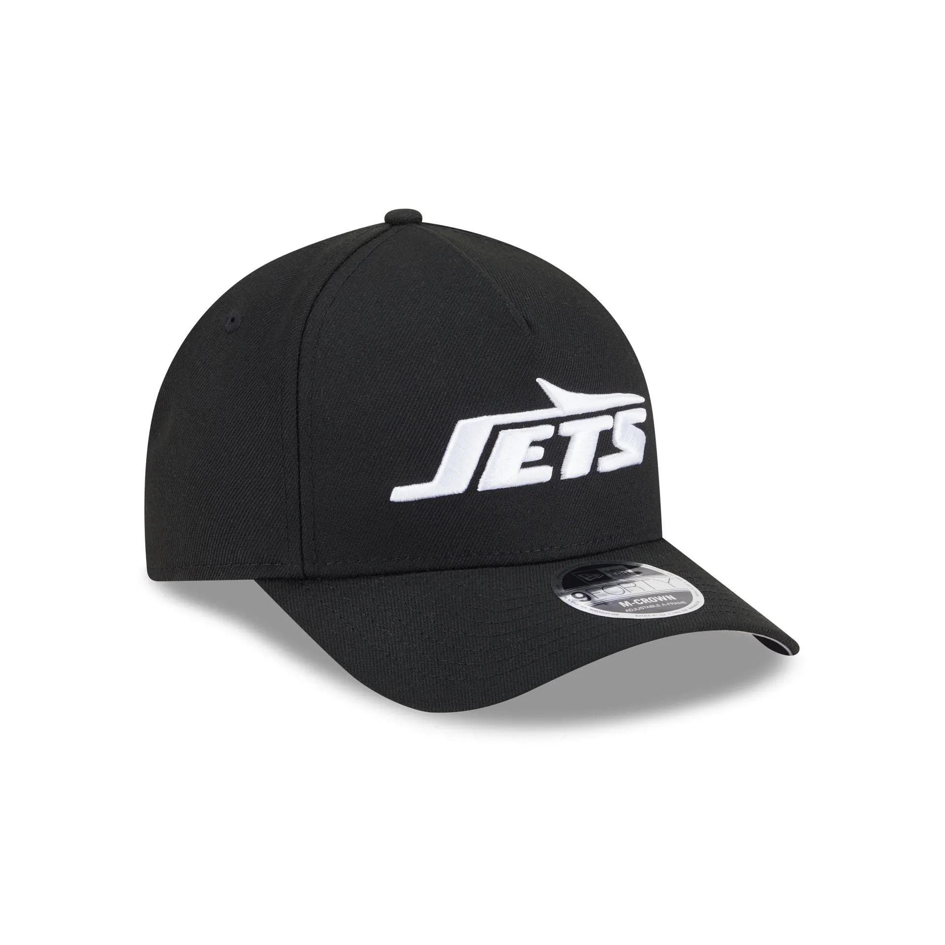 New York Jets Black & White 9FORTY M-Crown A-Frame Snapback Hat sold by New Era product image thumbnail 3