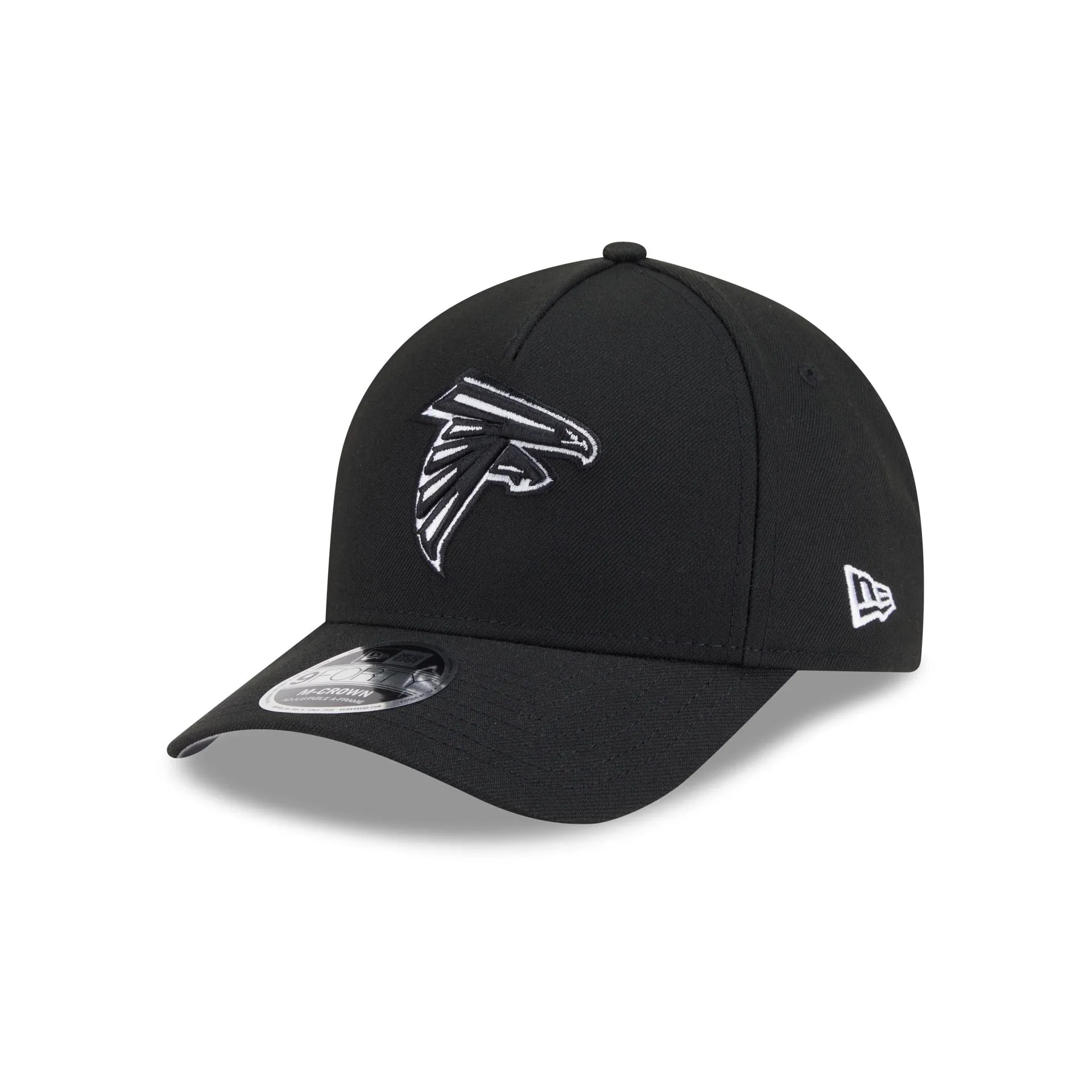 Atlanta Falcons Black & White 9FORTY M-Crown A-Frame Snapback Hat sold by New Era