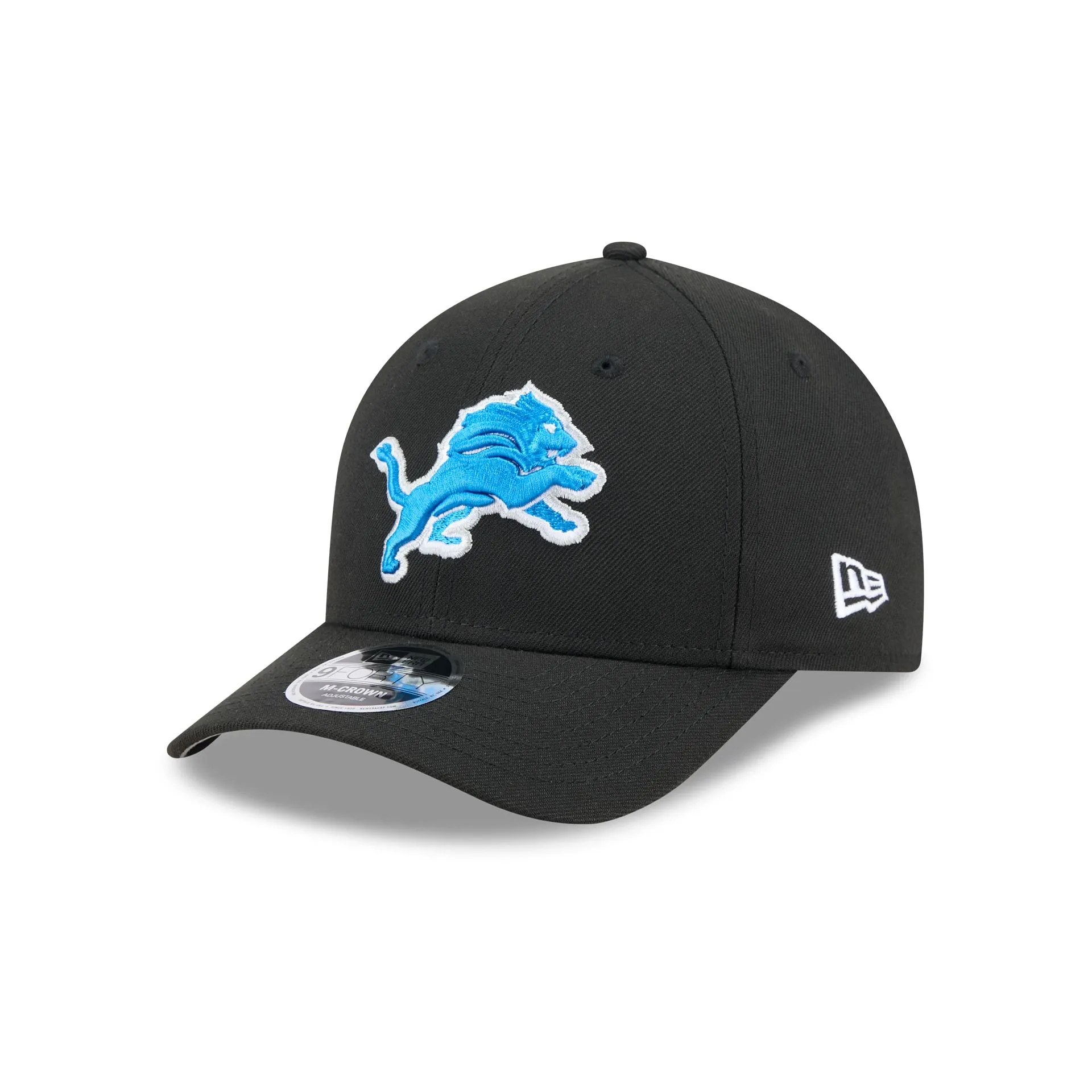 Detroit Lions Team Black 9FORTY M-Crown Snapback Hat sold by New Era