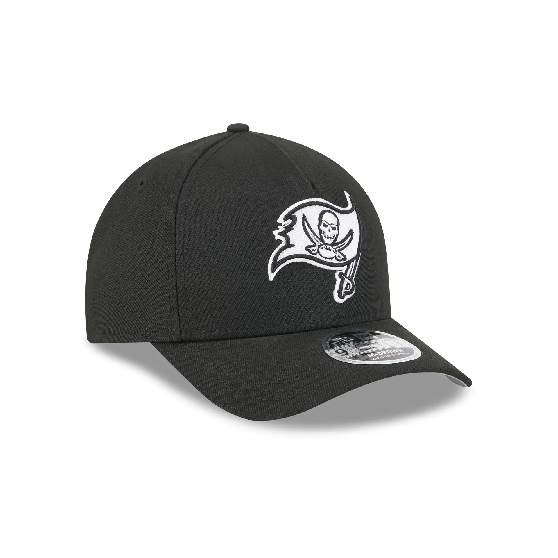 Tampa Bay Buccaneers Black & White 9FORTY M-Crown A-Frame Snapback Hat sold by New Era product image thumbnail 3