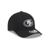San Francisco 49ers Black & White 9FORTY M-Crown A-Frame Snapback Hat sold by New Era