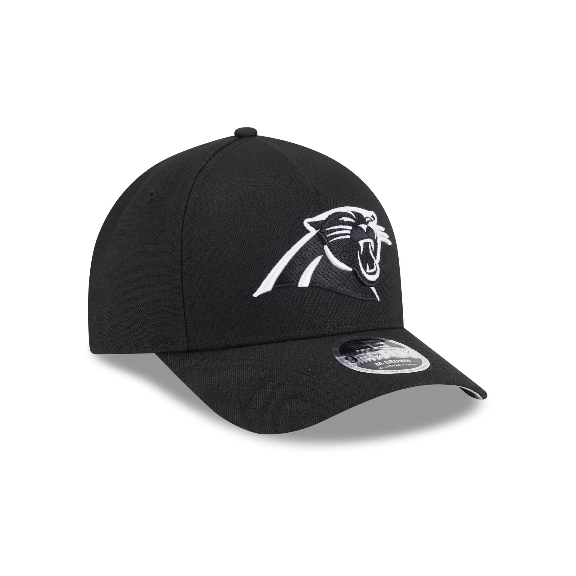 Carolina Panthers Black & White 9FORTY M-Crown A-Frame Snapback Hat sold by New Era product image thumbnail 3