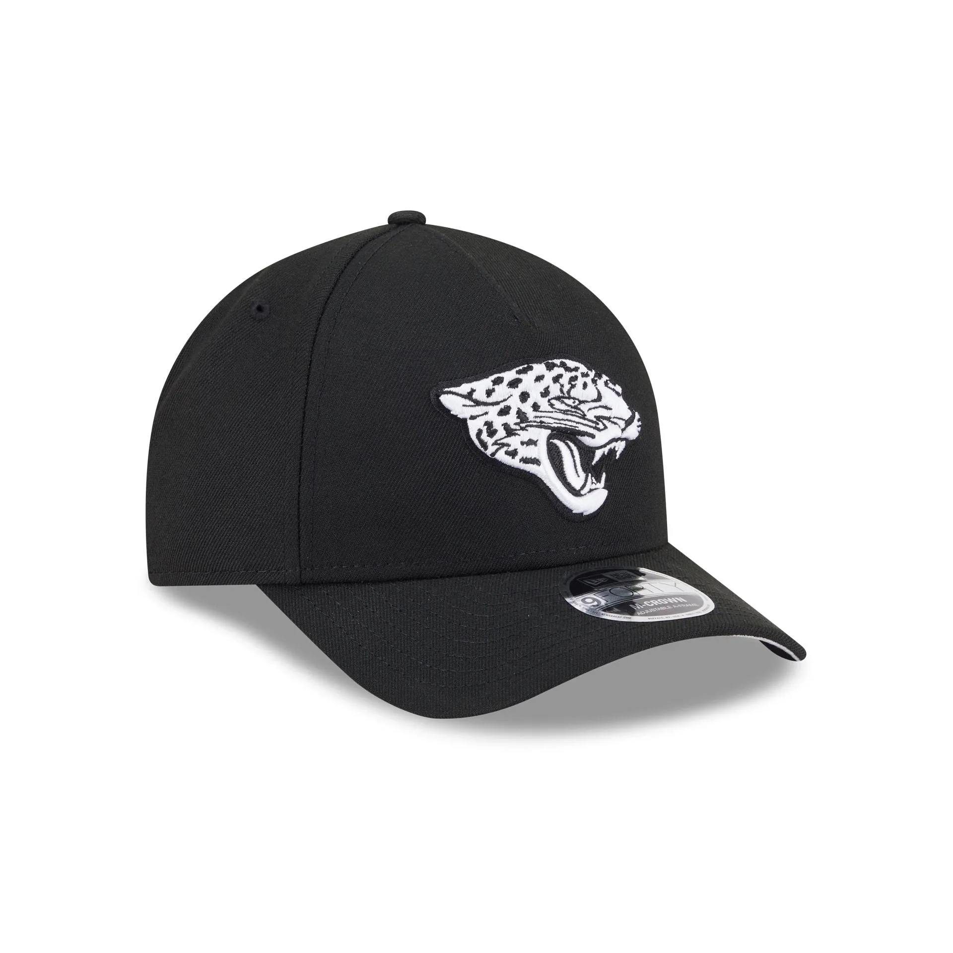 Jacksonville Jaguars Black & White 9FORTY M-Crown A-Frame Snapback Hat sold by New Era product image thumbnail 3