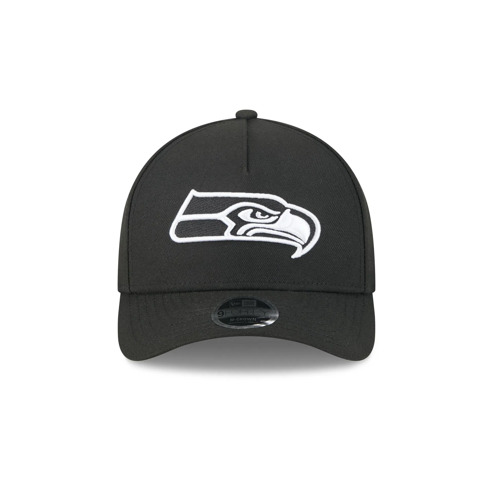 Seattle Seahawks Black & White 9FORTY M-Crown A-Frame Snapback Hat sold by New Era product image thumbnail 2
