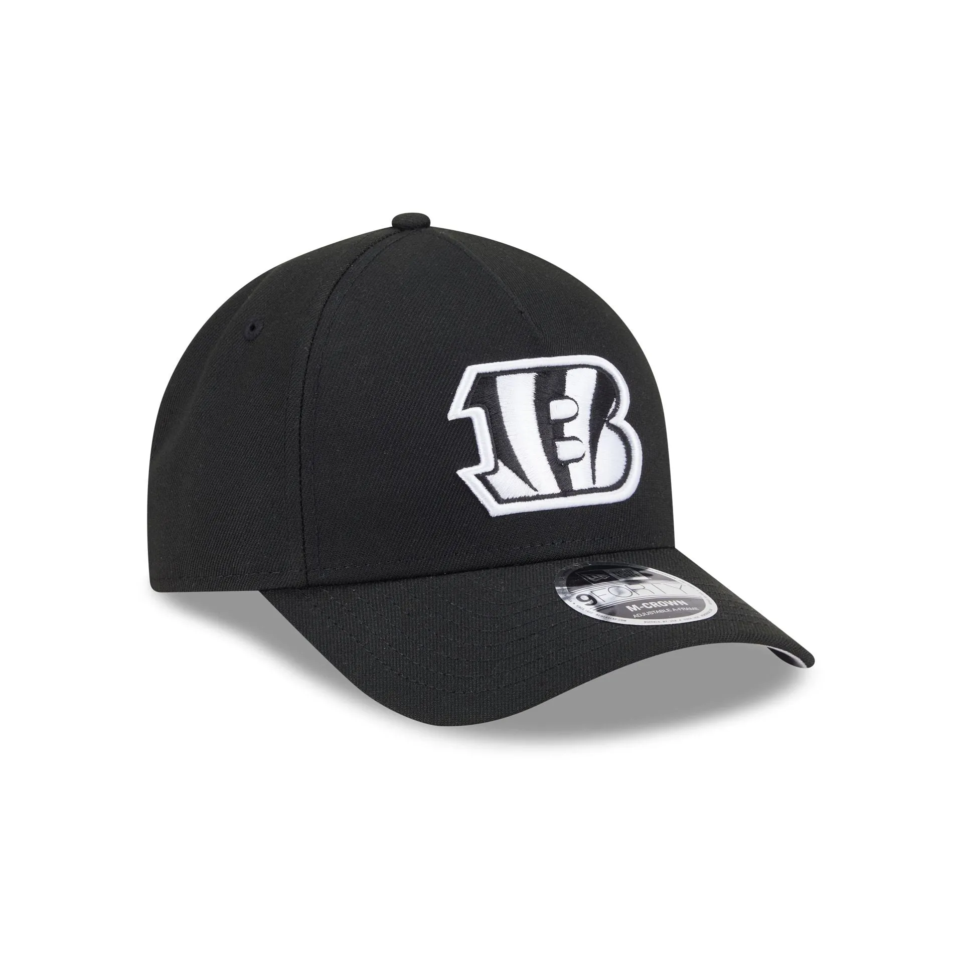 Cincinnati Bengals Black & White 9FORTY M-Crown A-Frame Snapback Hat sold by New Era product image thumbnail 3