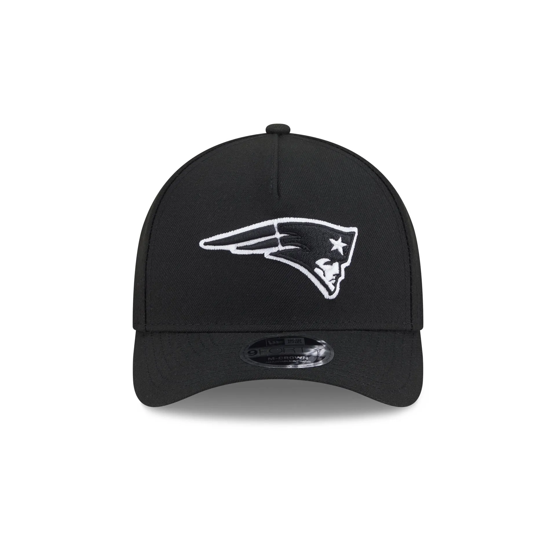 New England Patriots Black & White 9FORTY M-Crown A-Frame Snapback Hat sold by New Era product image thumbnail 2