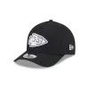 Kansas City Chiefs Black & White 9FORTY M-Crown A-Frame Snapback Hat sold by New Era