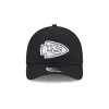 Kansas City Chiefs Black & White 9FORTY M-Crown A-Frame Snapback Hat sold by New Era