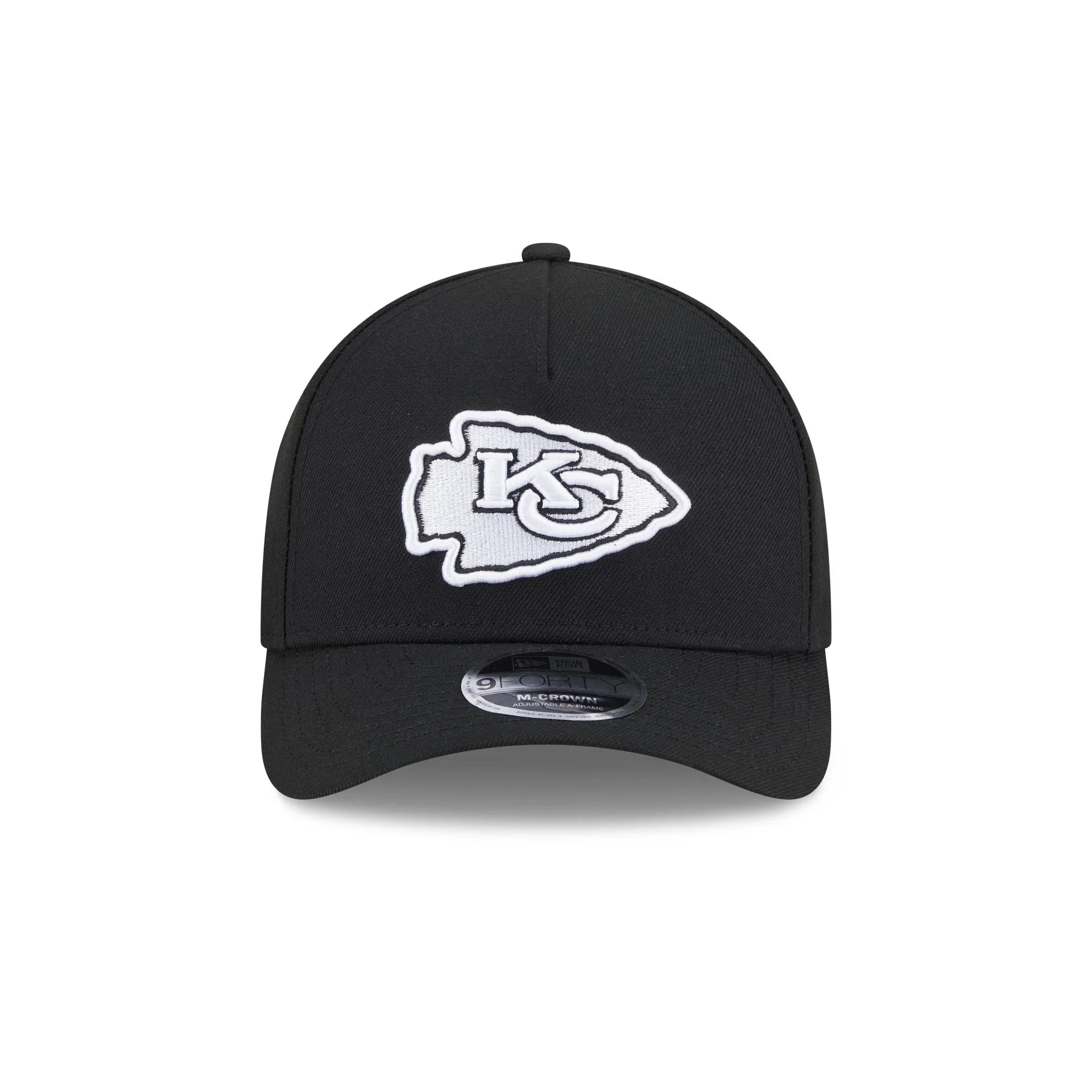 Kansas City Chiefs Black & White 9FORTY M-Crown A-Frame Snapback Hat sold by New Era product image thumbnail 2