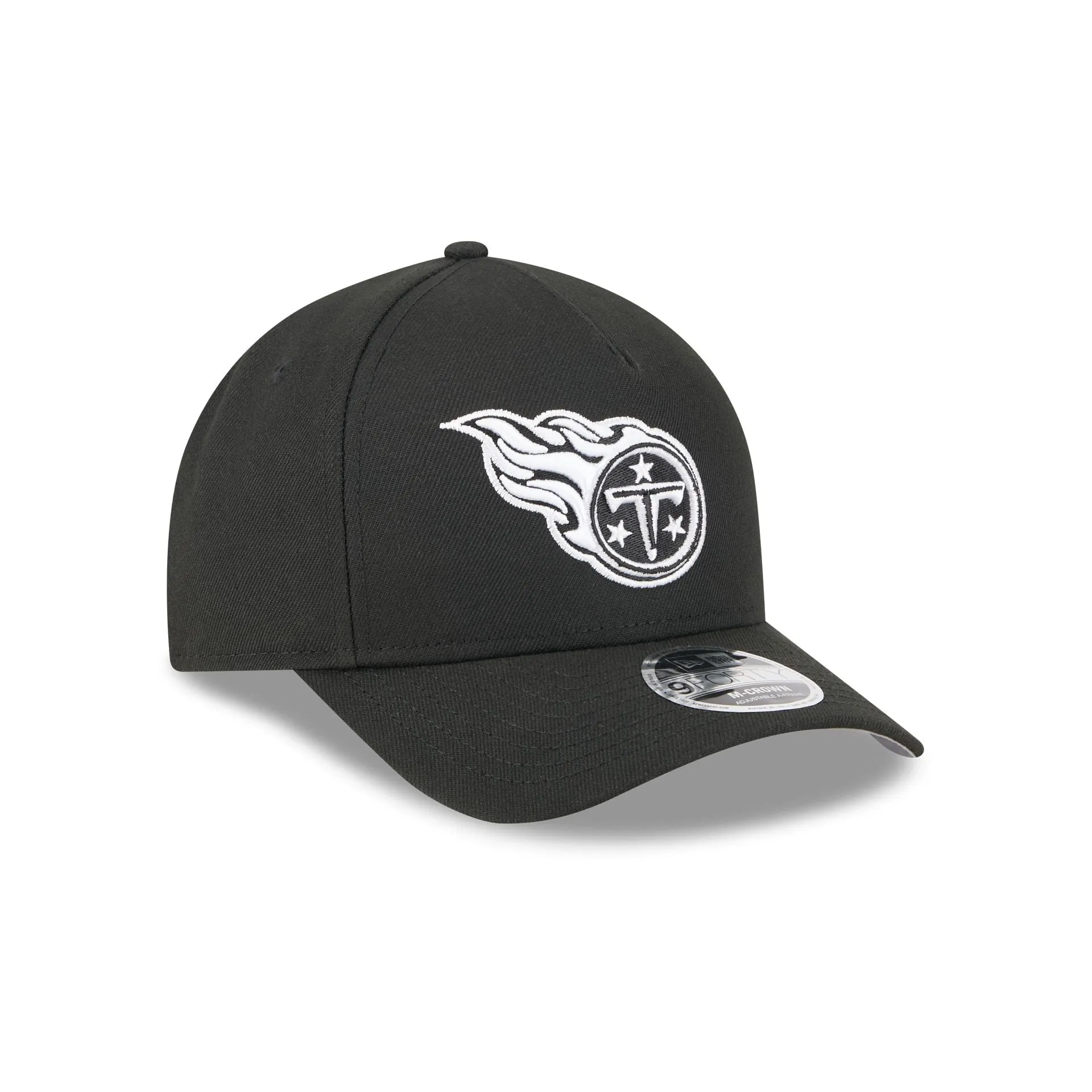 Tennessee Titans Black & White 9FORTY M-Crown A-Frame Snapback Hat sold by New Era product image thumbnail 3