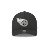 Tennessee Titans Black & White 9FORTY M-Crown A-Frame Snapback Hat sold by New Era