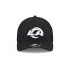 Los Angeles Rams Black & White 9FORTY M-Crown A-Frame Snapback Hat sold by New Era