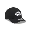 Los Angeles Rams Black & White 9FORTY M-Crown A-Frame Snapback Hat sold by New Era