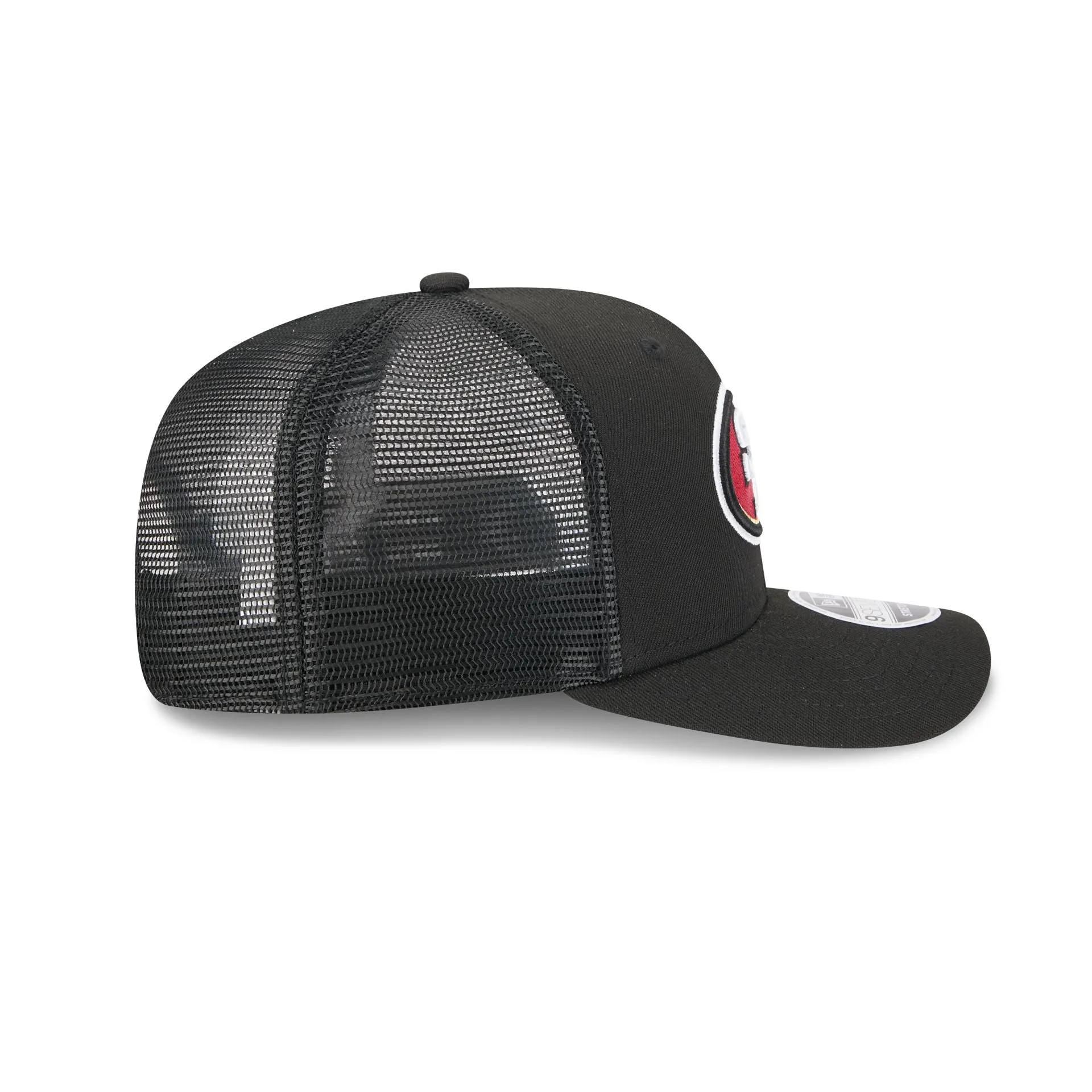 San Francisco 49ers Team Black 9SEVENTY Trucker Hat sold by New Era product image thumbnail 5