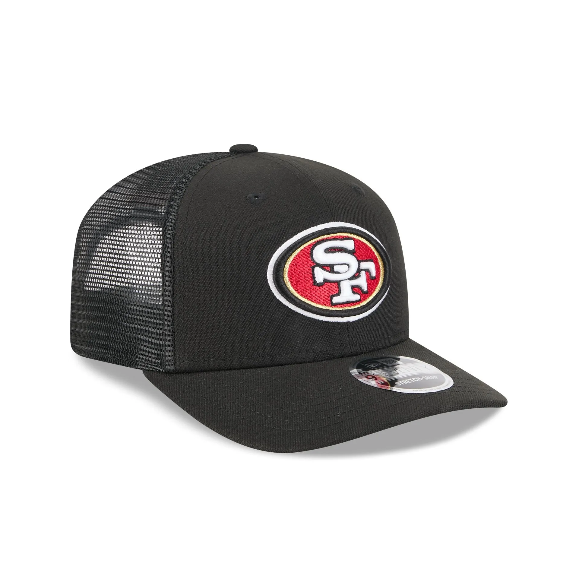 San Francisco 49ers Team Black 9SEVENTY Trucker Hat sold by New Era product image thumbnail 3