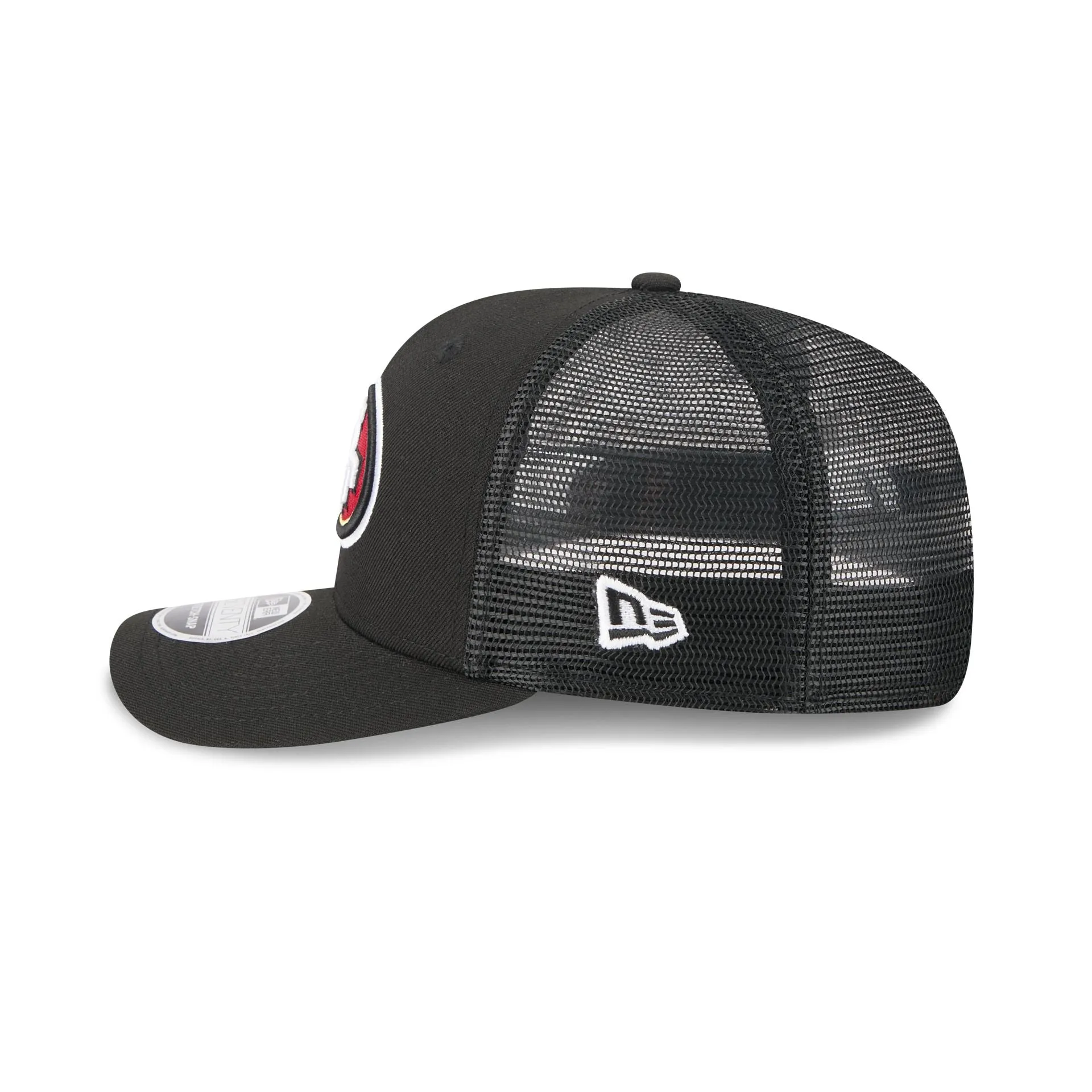 San Francisco 49ers Team Black 9SEVENTY Trucker Hat sold by New Era product image thumbnail 4