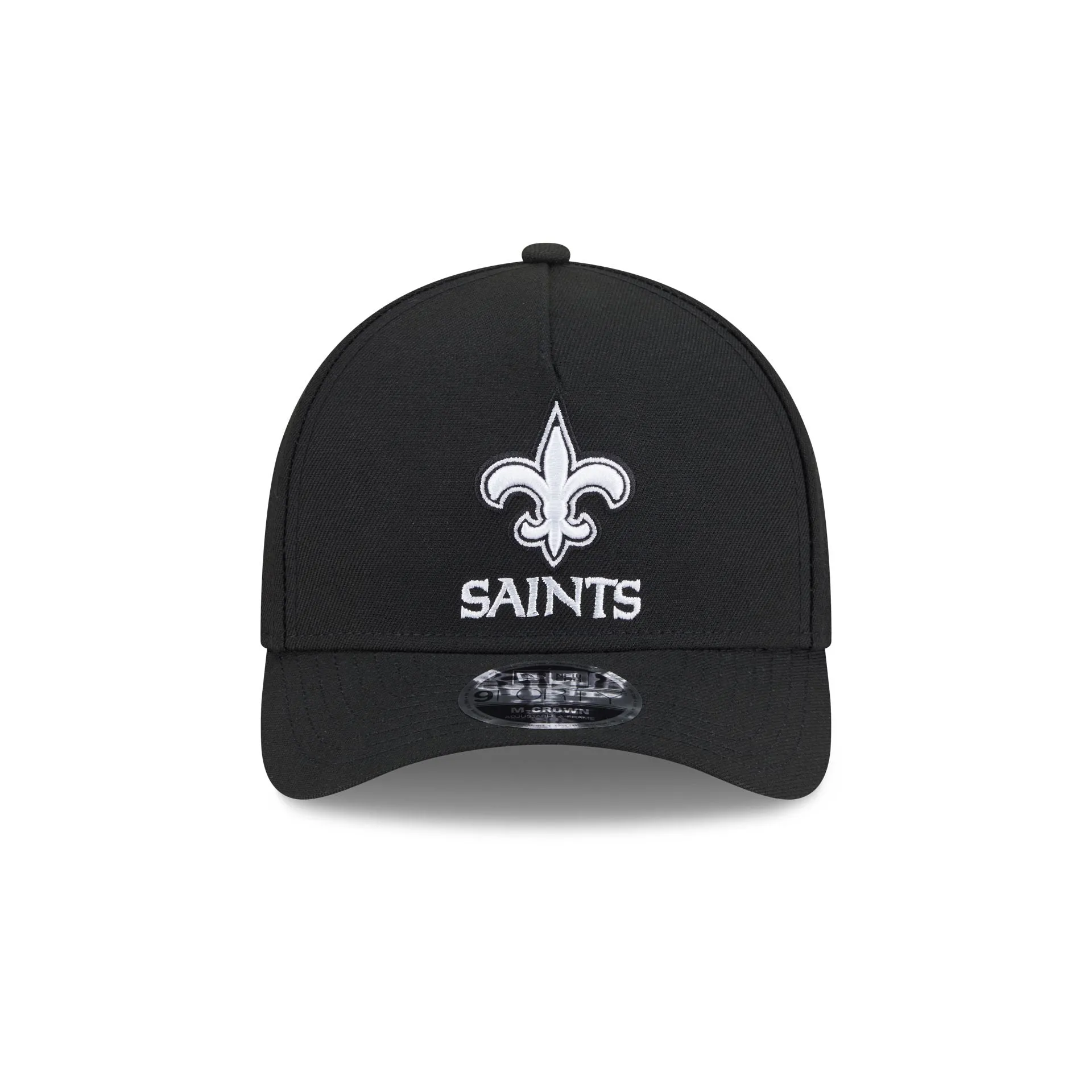 New Orleans Saints Black & White 9FORTY M-Crown A-Frame Snapback Hat sold by New Era product image thumbnail 2