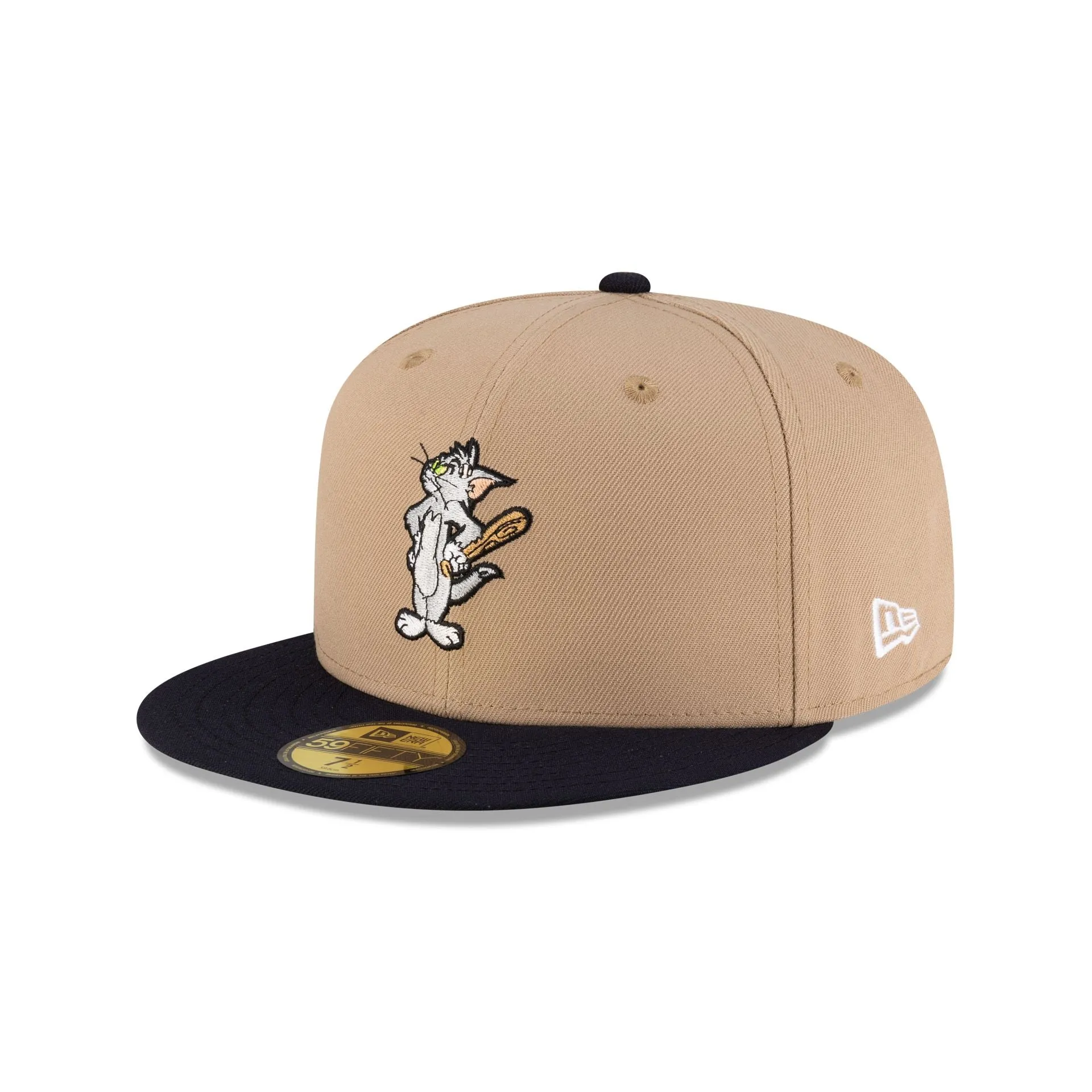 Tom and Jerry Camel Navy 59FIFTY Fitted Hat sold by New Era