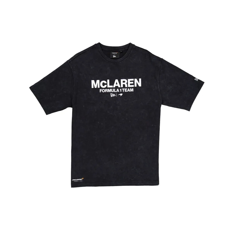 McLaren Formula 1 Team Pigment Wash Black T-Shirt sold by New Era