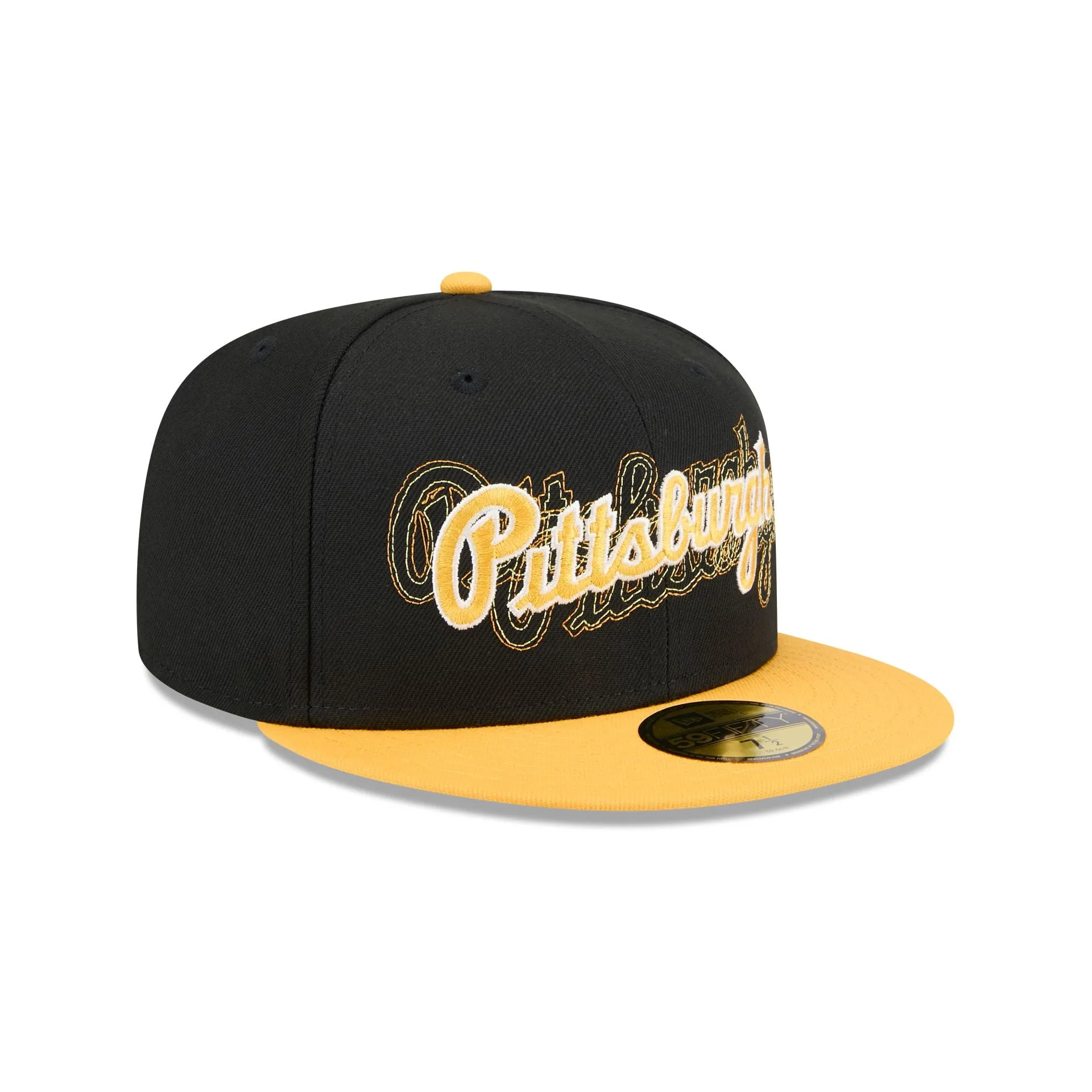 Pittsburgh Pirates Shadow Stitch 59FIFTY Fitted Hat sold by New Era product image thumbnail 3