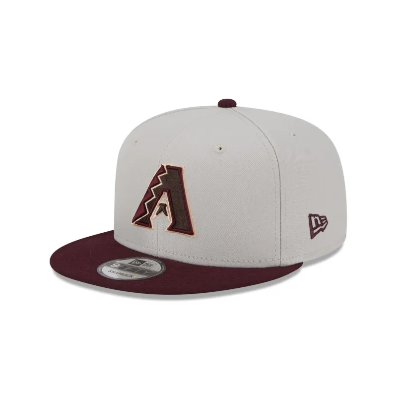 Arizona Diamondbacks Mauve Visor 9FIFTY Snapback Hat made by New Era