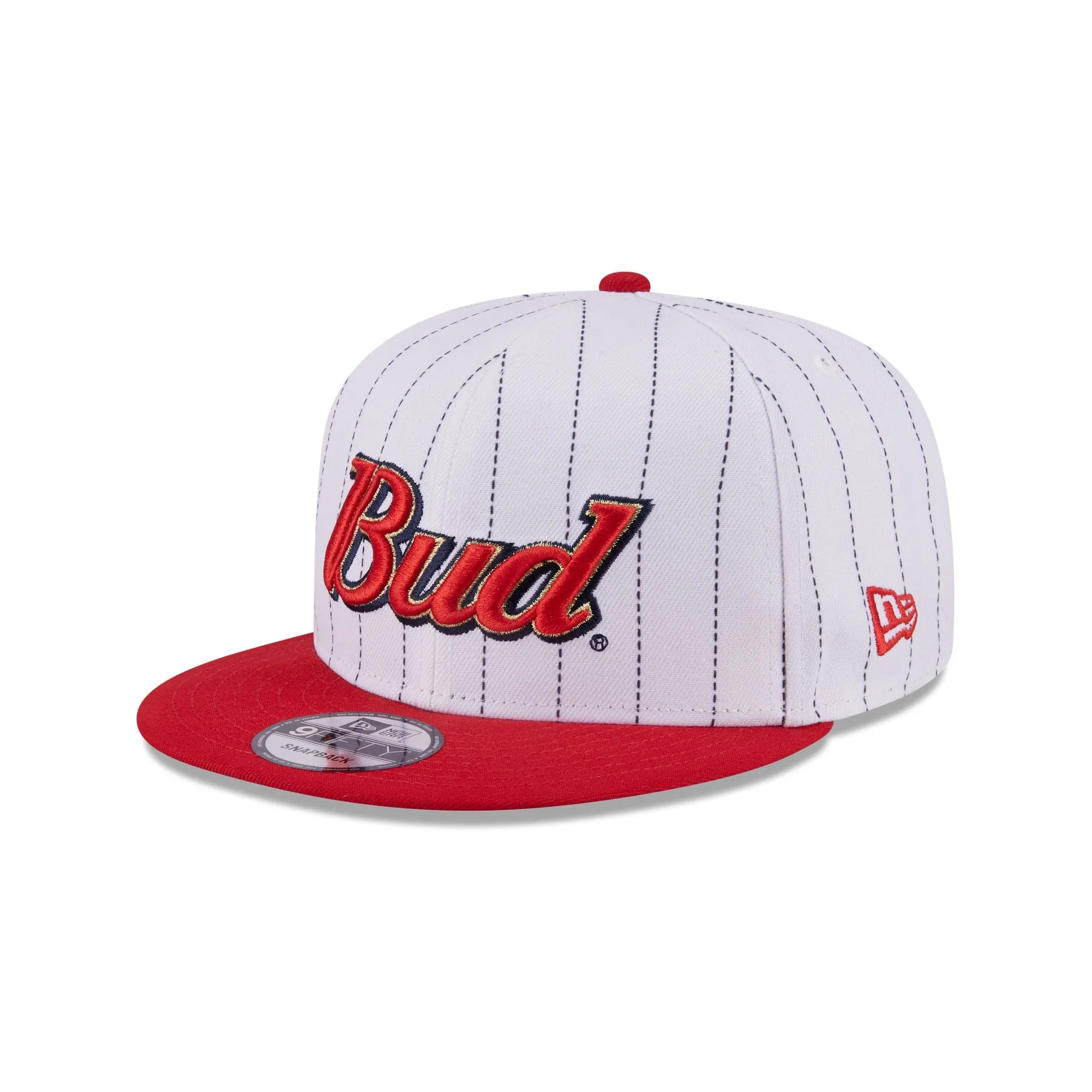 Dale Earnhardt Jr. x Budweiser Pinstripe 9FIFTY Snapback Hat sold by New Era product image thumbnail 3