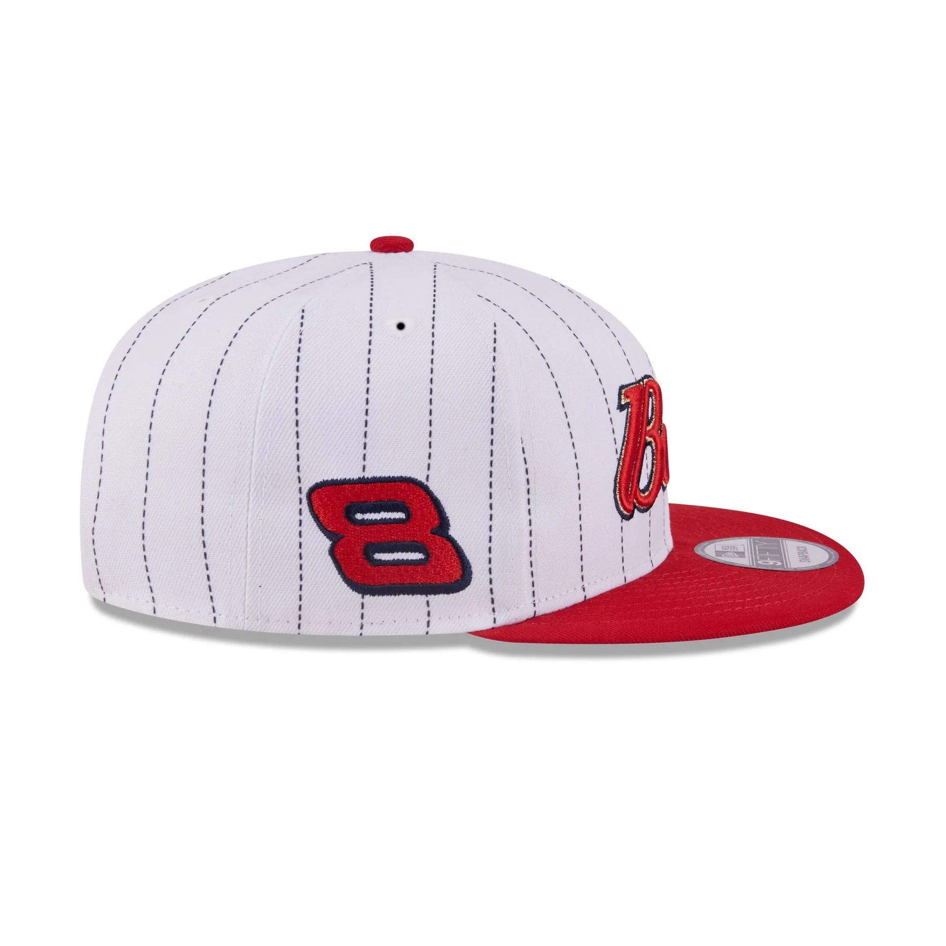 Dale Earnhardt Jr. x Budweiser Pinstripe 9FIFTY Snapback Hat sold by New Era product image thumbnail 4