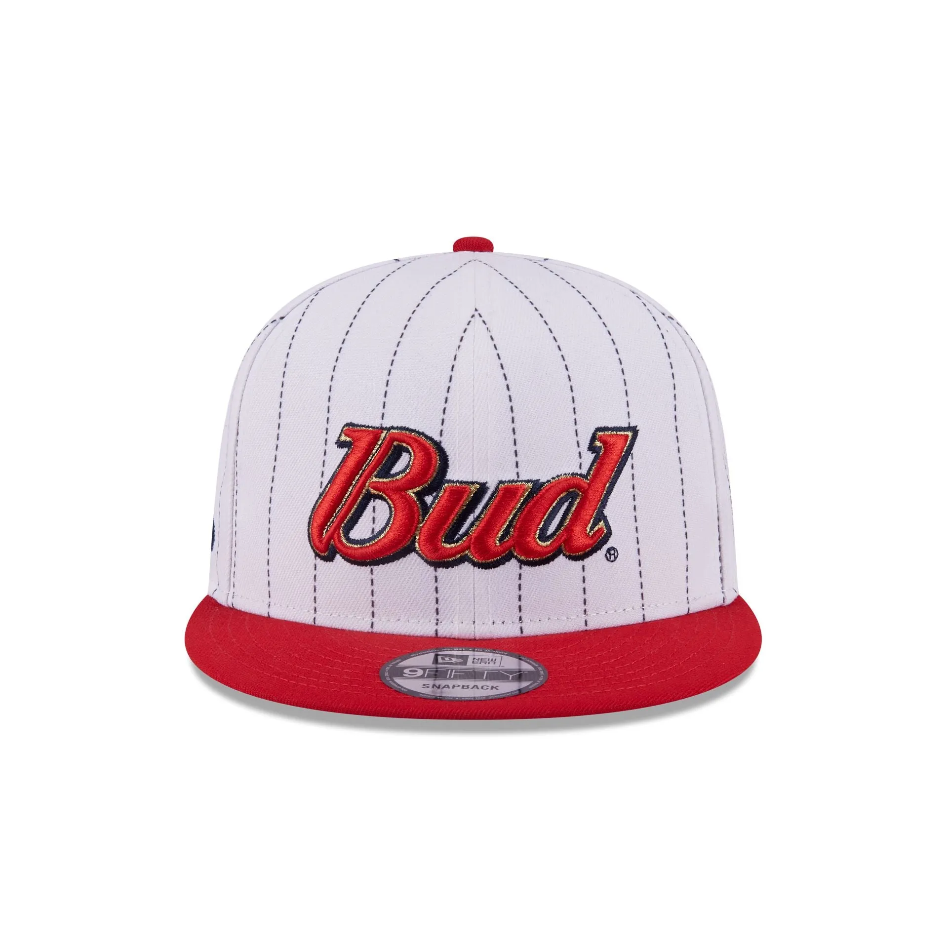 Dale Earnhardt Jr. x Budweiser Pinstripe 9FIFTY Snapback Hat sold by New Era product image thumbnail 2