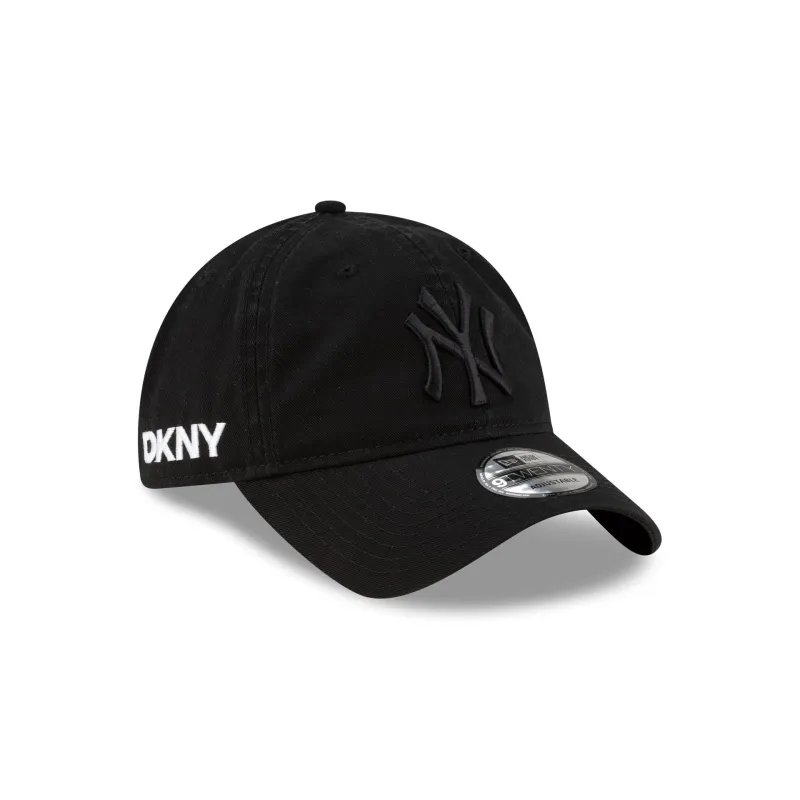 DKNY x New York Yankees All Black 9TWENTY Adjustable Hat sold by New Era
