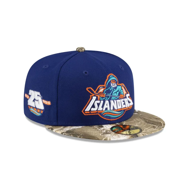 New York Islanders Realtree Visor 59FIFTY Fitted Hat made by New Era