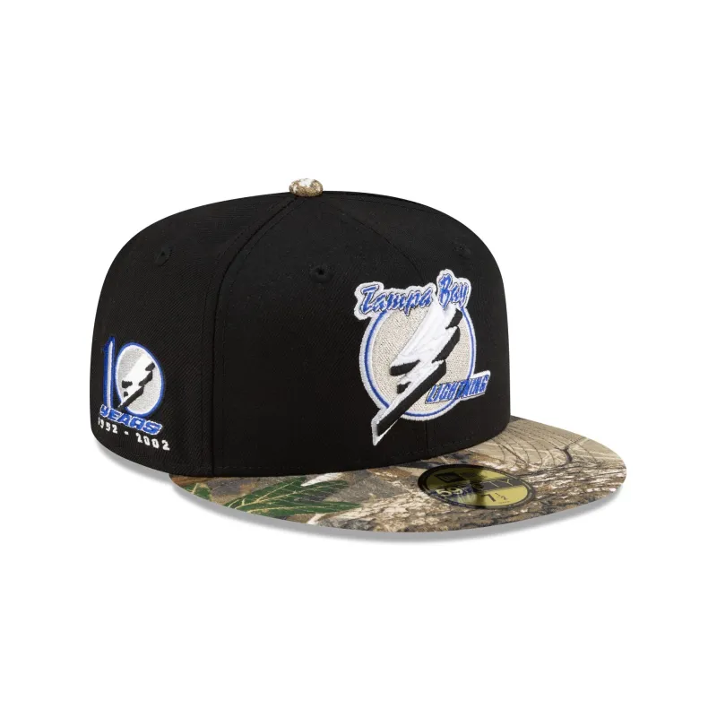 Tampa Bay Lightning Realtree Visor 59FIFTY Fitted Hat sold by New Era