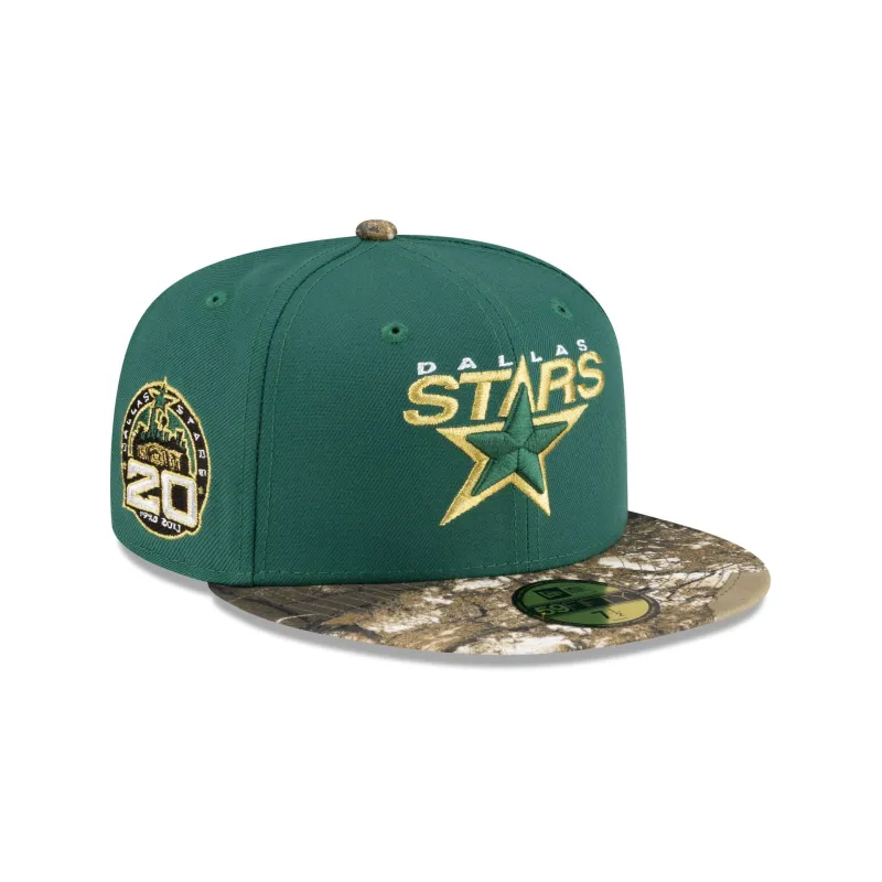 Dallas Stars Realtree Visor 59FIFTY Fitted Hat sold by New Era