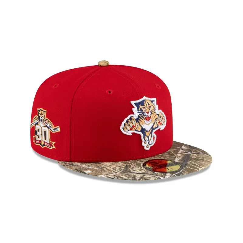 Florida Panthers Realtree Visor 59FIFTY Fitted Hat sold by New Era