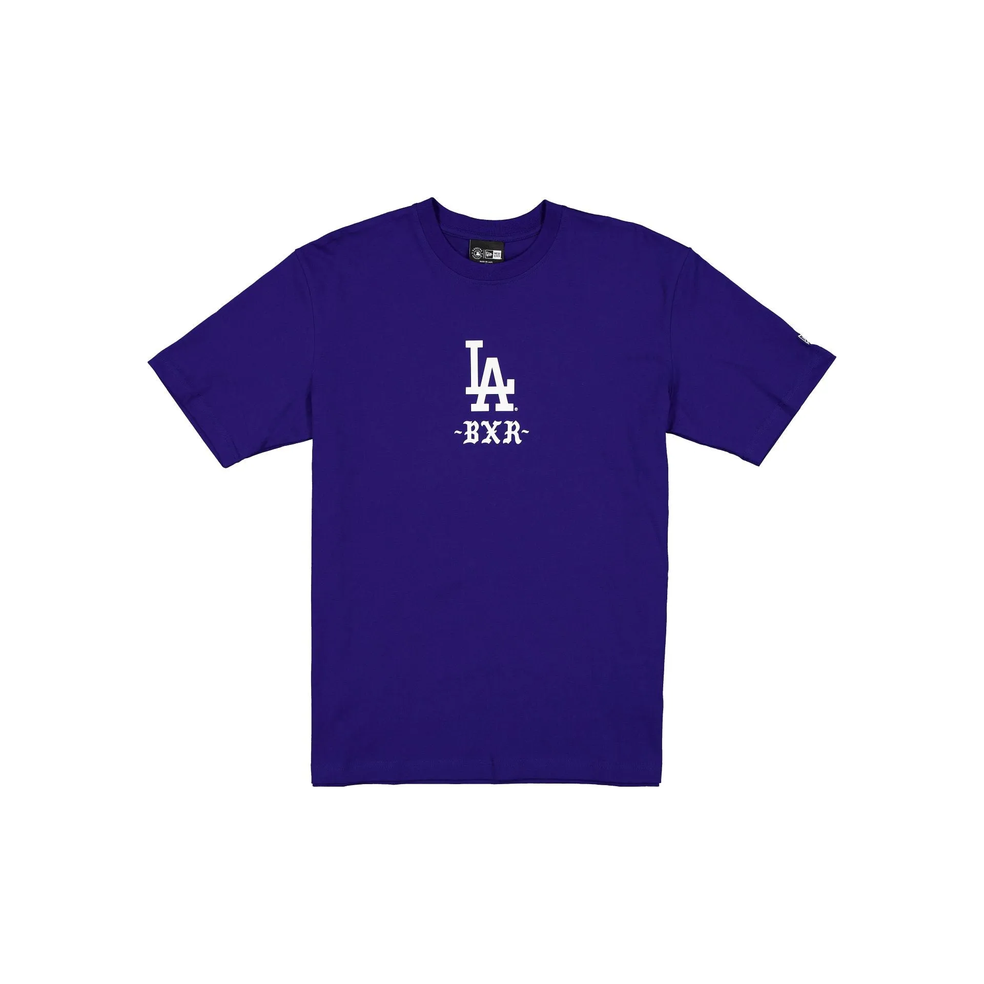 Born x Raised x Los Angeles Dodgers Fly Ball Blue T-Shirt sold by New Era