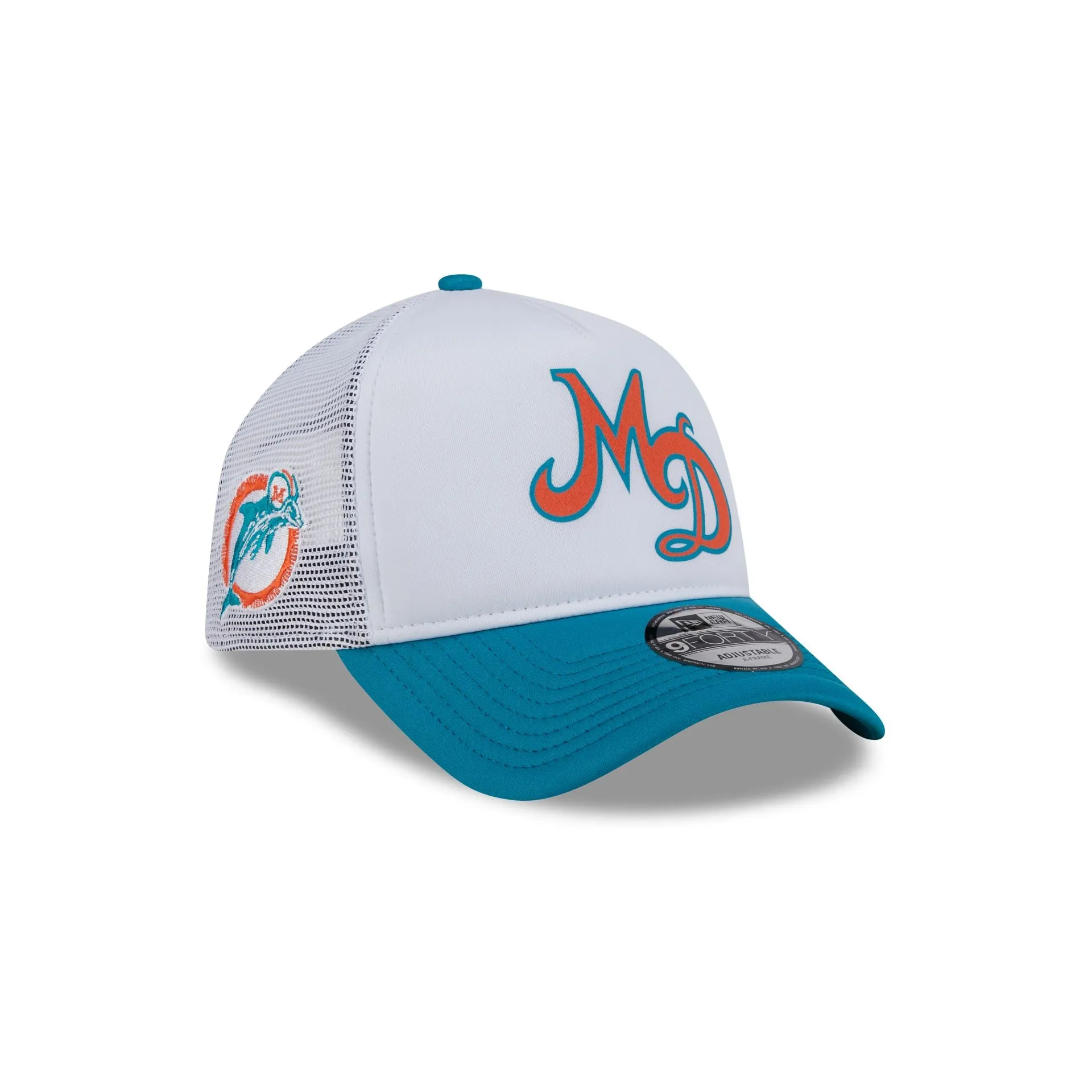 Miami Dolphins City Originals 9FORTY A-Frame Snapback Hat sold by New Era