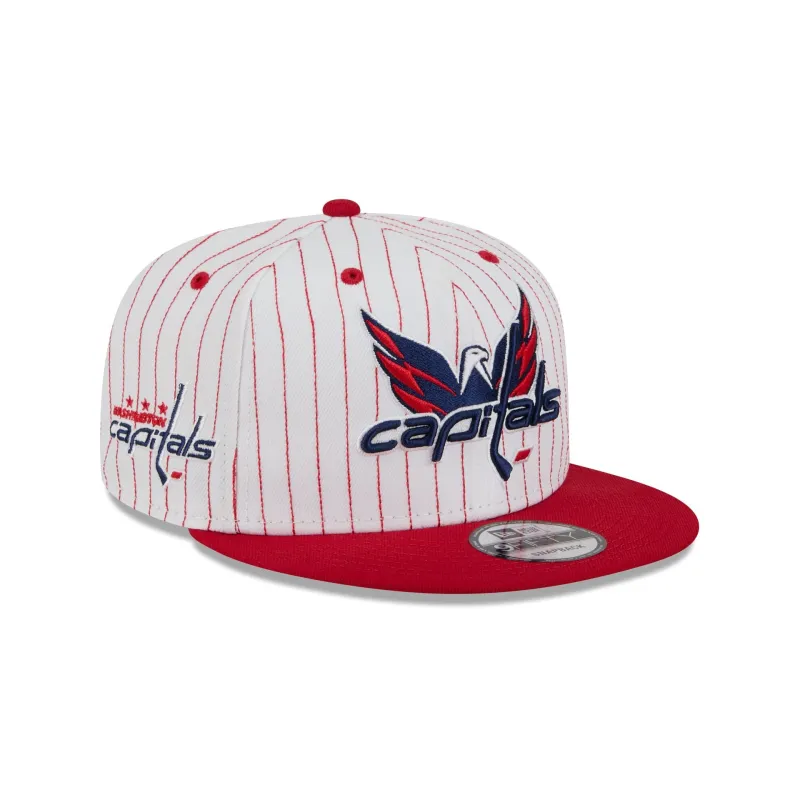 Washington Capitals Deceptor Pinstripe 9FIFTY Snapback Hat sold by New Era