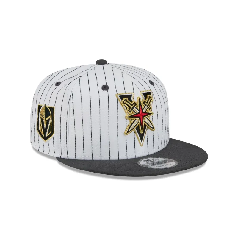 Vegas Golden Knights Deceptor Pinstripe 9FIFTY Snapback Hat sold by New Era