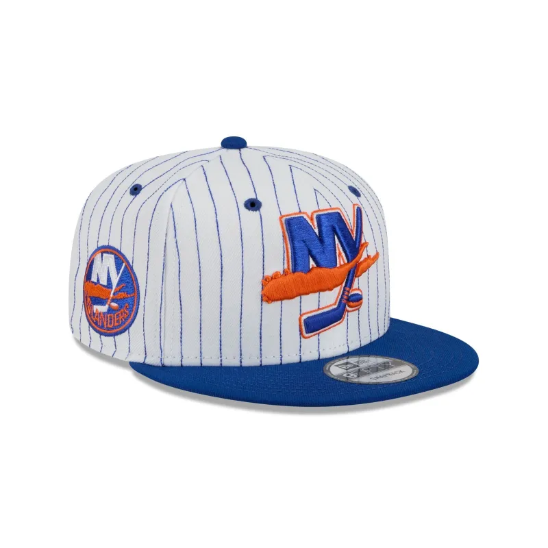 New York Islanders Deceptor Pinstripe 9FIFTY Snapback Hat sold by New Era