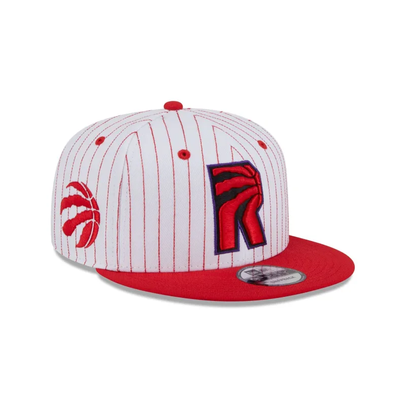 Toronto Raptors Deceptor Pinstripe 9FIFTY Snapback Hat sold by New Era