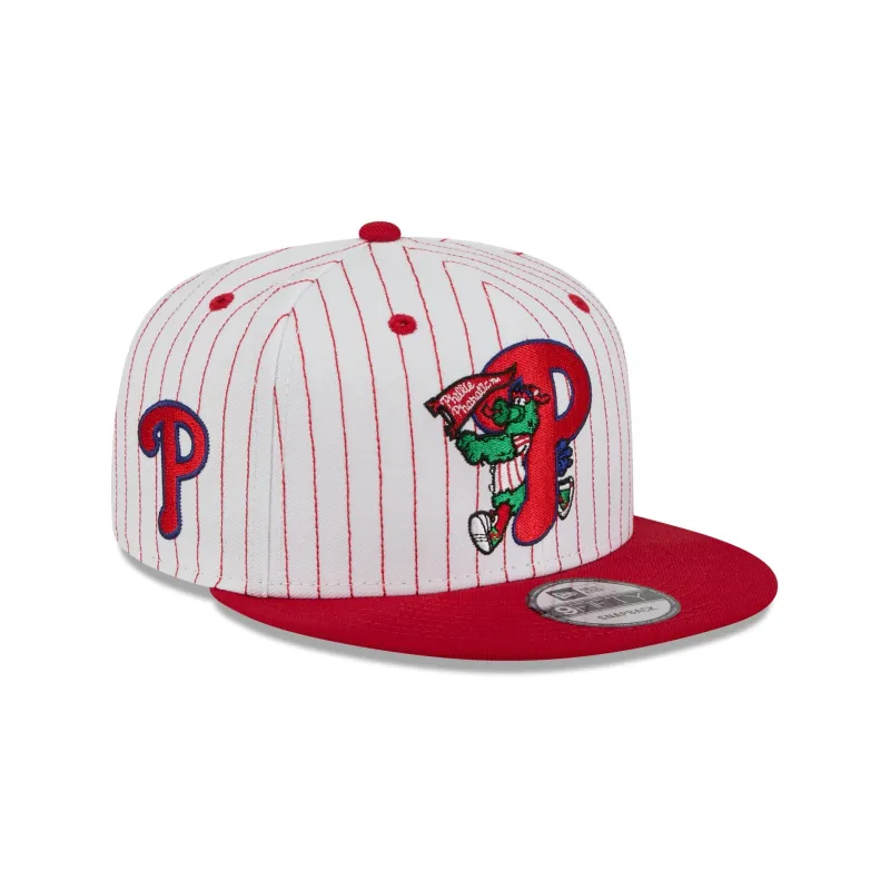 Philadelphia Phillies Deceptor Pinstripe 9FIFTY Snapback Hat sold by New Era