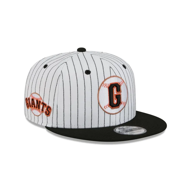 San Francisco Giants Deceptor Pinstripe 9FIFTY Snapback Hat sold by New Era