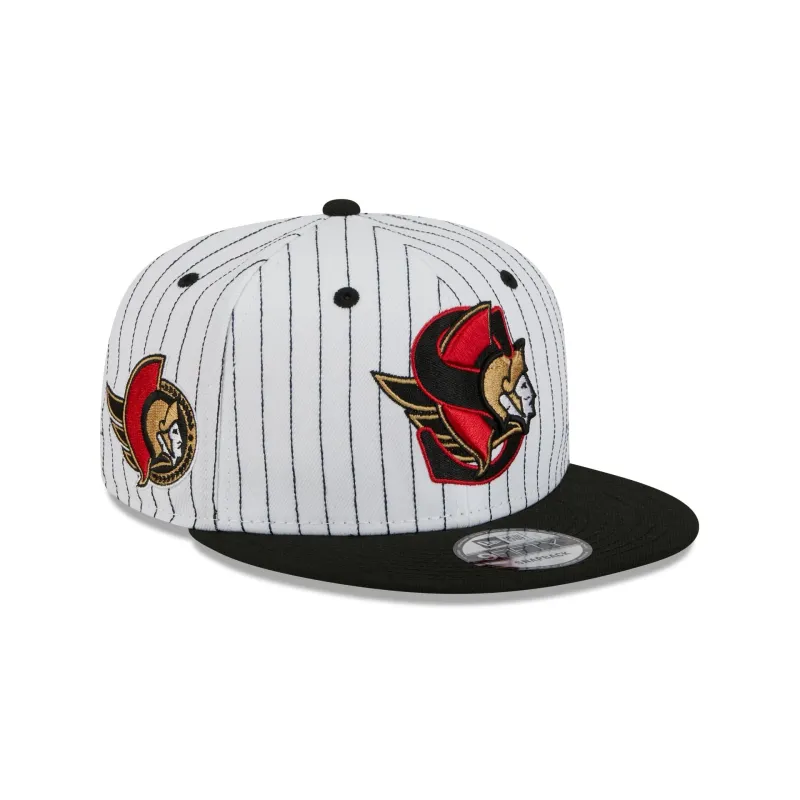 Ottawa Senators Deceptor Pinstripe 9FIFTY Snapback Hat sold by New Era