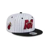 Miami Heat Deceptor Pinstripe 9FIFTY Snapback Hat sold by New Era