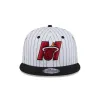 Miami Heat Deceptor Pinstripe 9FIFTY Snapback Hat sold by New Era