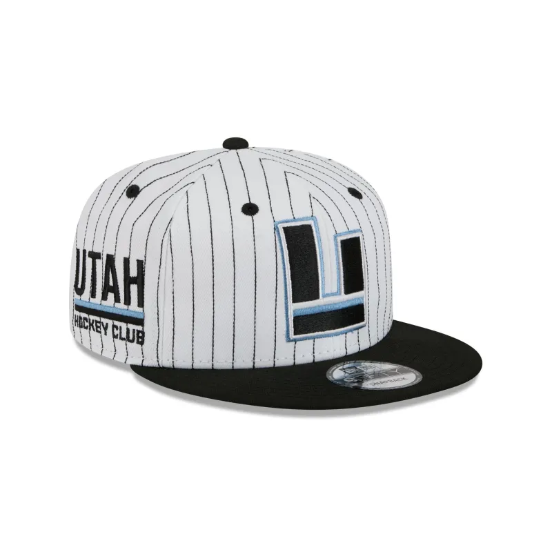 Utah Mammoth Deceptor Pinstripe 9FIFTY Snapback Hat sold by New Era