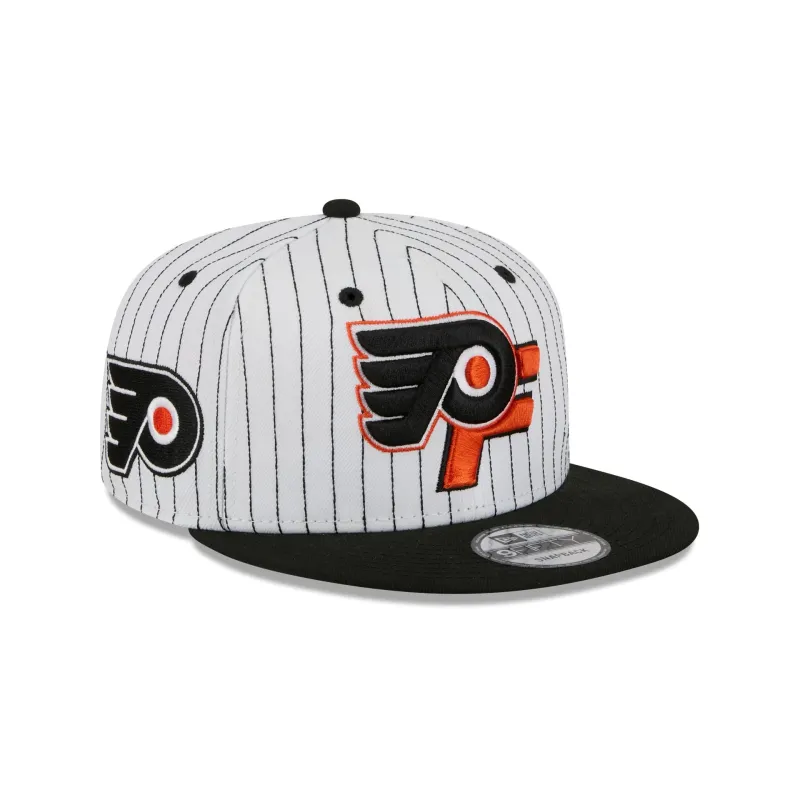 Philadelphia Flyers Deceptor Pinstripe 9FIFTY Snapback Hat sold by New Era