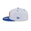 New York Knicks Deceptor Pinstripe 9FIFTY Snapback Hat sold by New Era