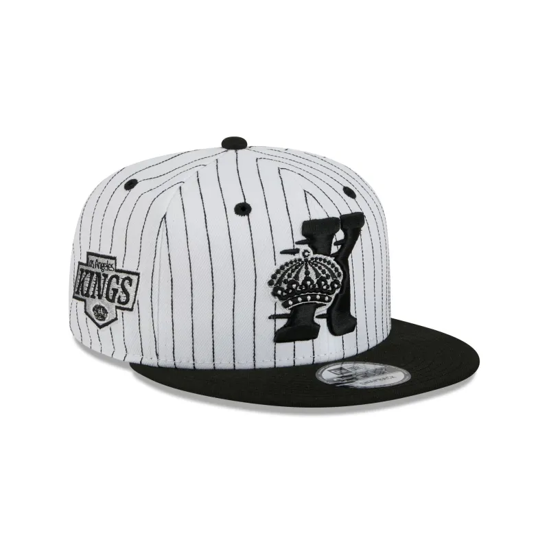 Los Angeles Kings Deceptor Pinstripe 9FIFTY Snapback Hat sold by New Era